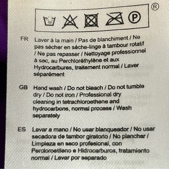 Maje Render Ruched Stretch-Jersey Bodycon Mini Dress Purple 36 NWT - Picture 9 of 13